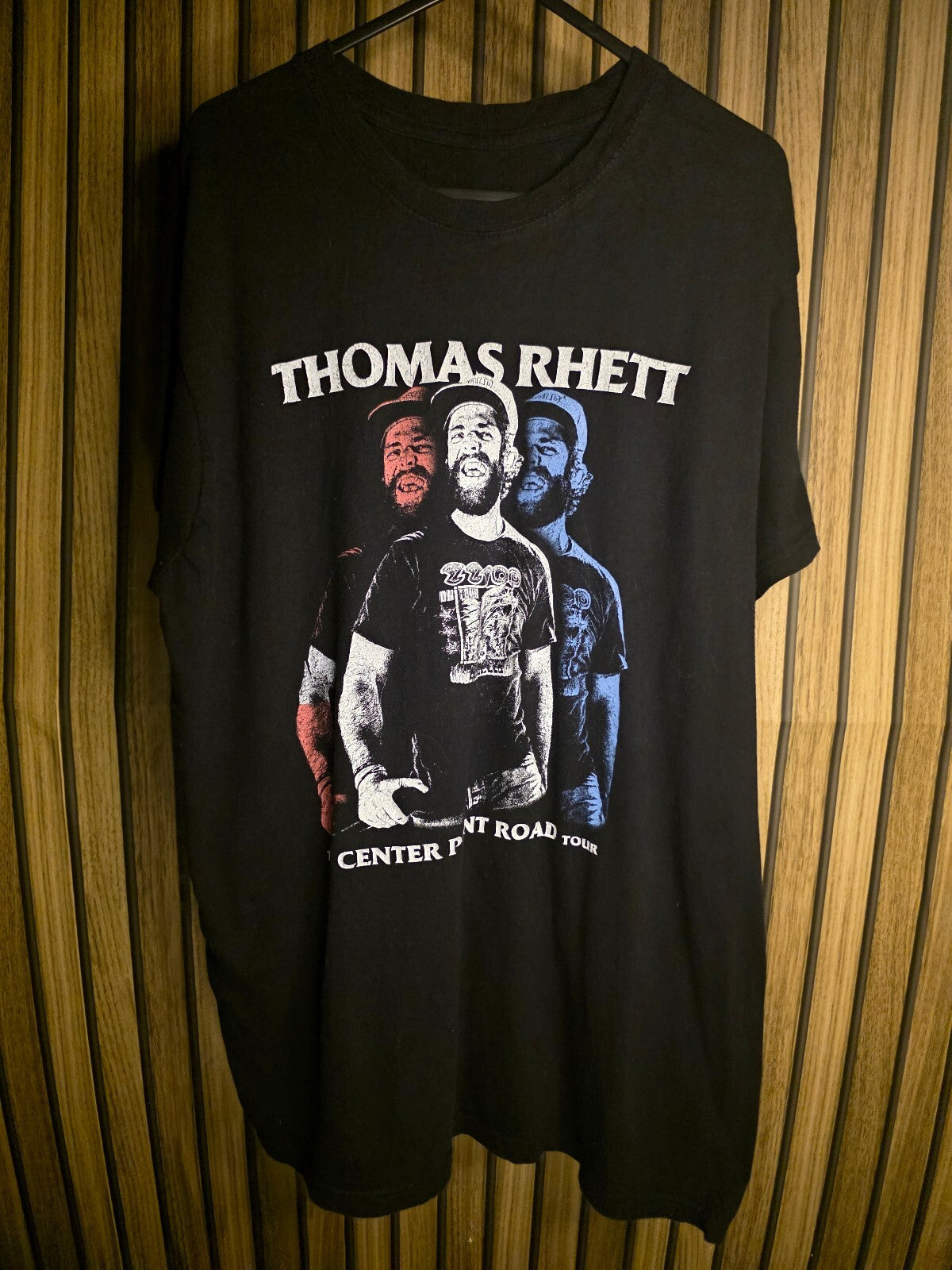 Thomas Rhett Center Point Road Tour Black Graphic T-Shirt ;arge