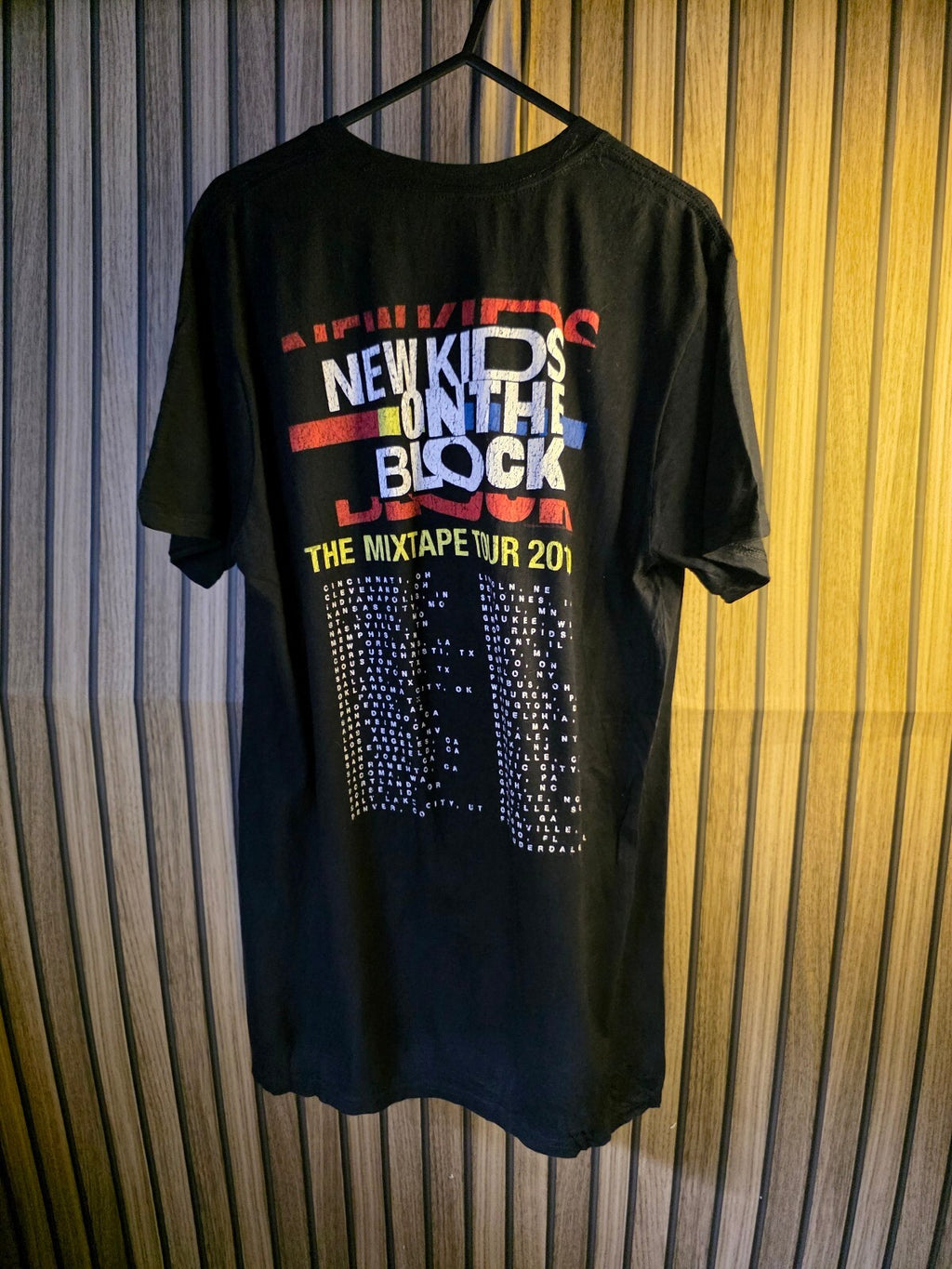 New Kids on the Block The Mixtape Tour 2019 Black Medium T-Shirt