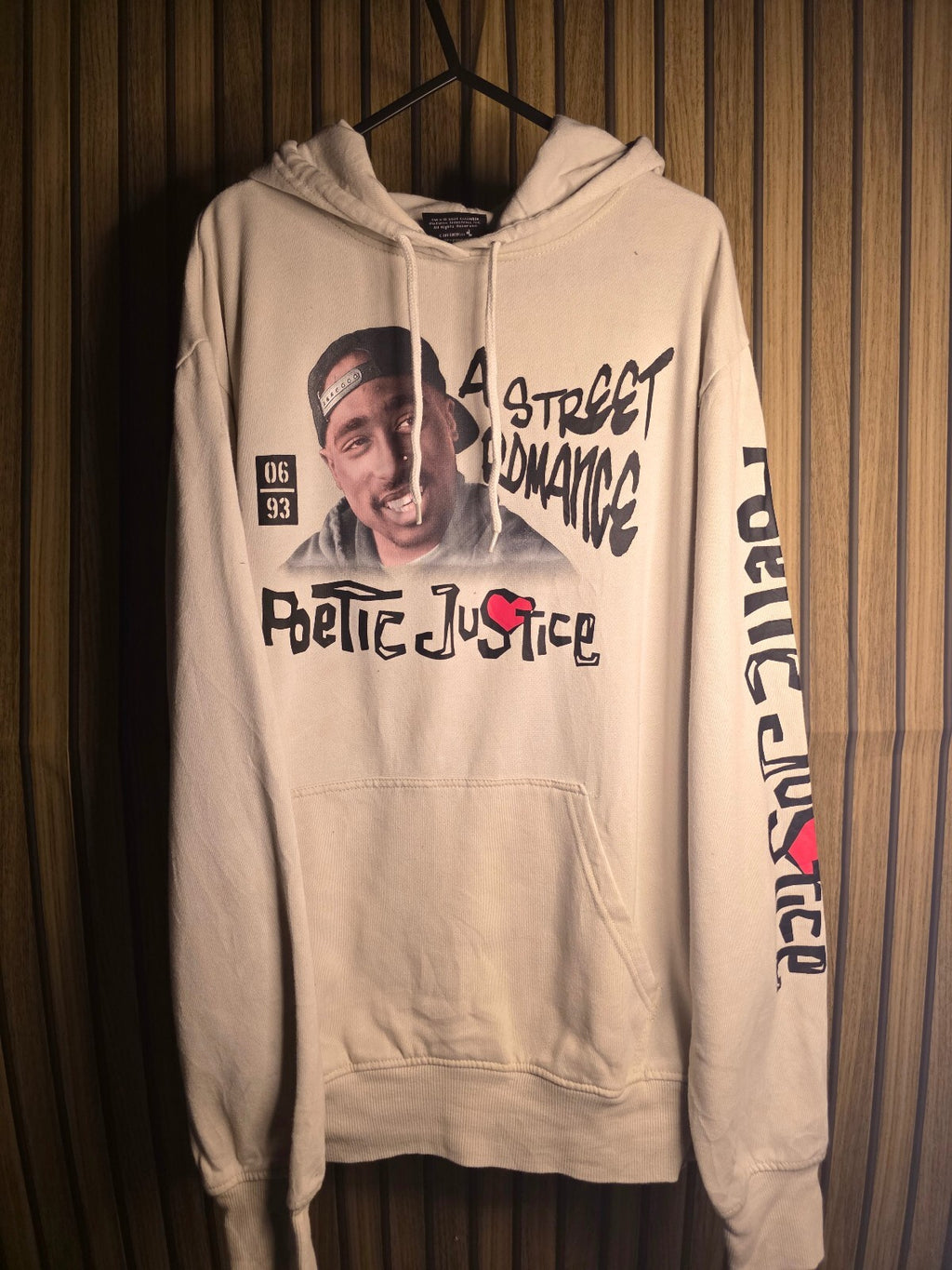 Chemistry A Street Romance Poetic Justice Hoodie Beige Size S