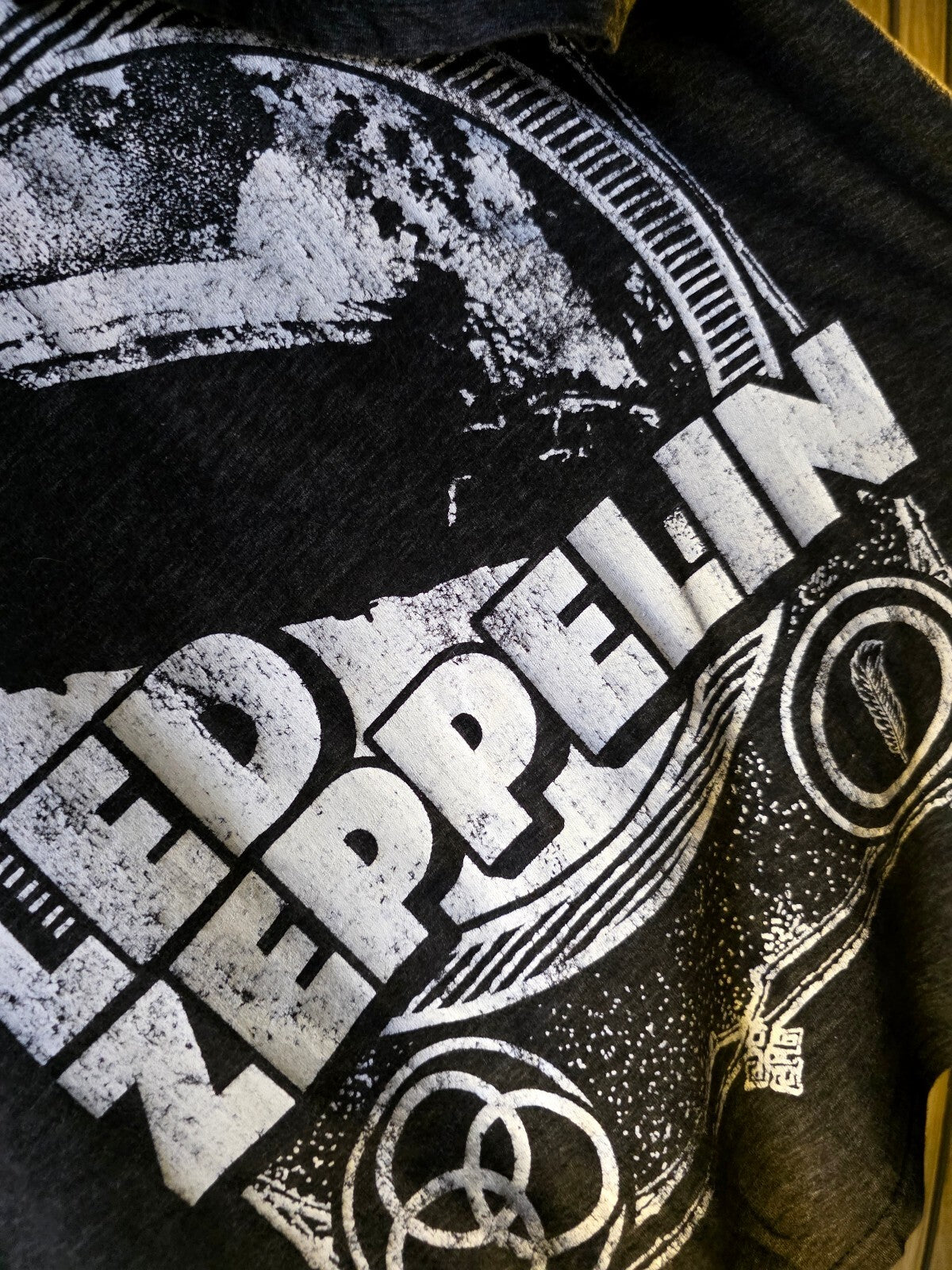 Led Zeppelin Graphic Band T-Shirt Black Size M