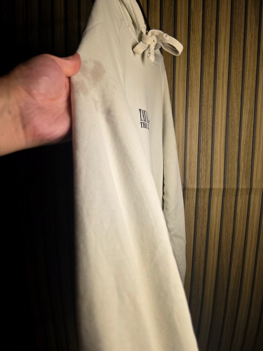 Taylor Swift The Eras Tour Hoodie Cream Size Oversized Small (Fits like XXL)
