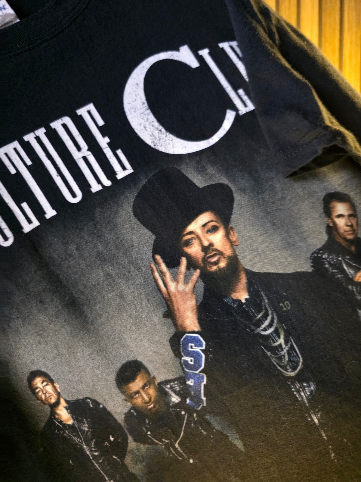 Culture Club World Tour 2016 Black Graphic T-Shirt Medium