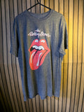 The Rolling Stones Vintage Logo Graphic T-Shirt Grey Medium