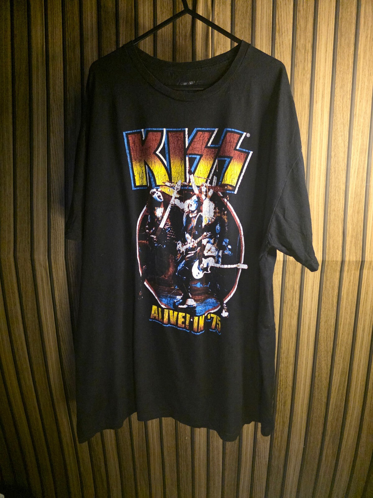 KISS Alive II '75 Graphic T-Shirt Black XL