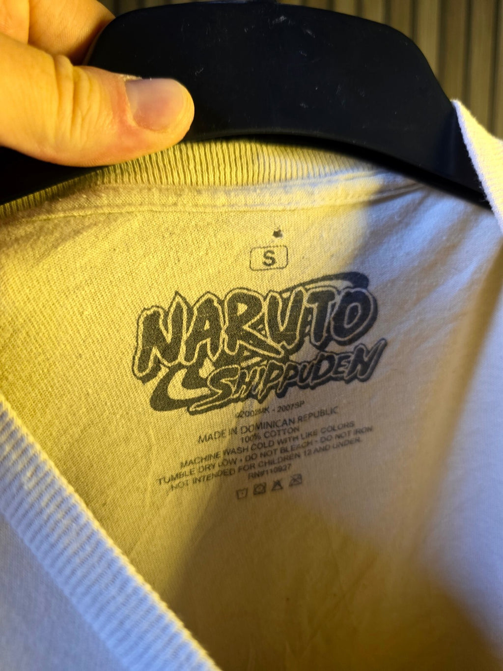 Naruto Shippuden Ramen Graphic T-Shirt Cream Small