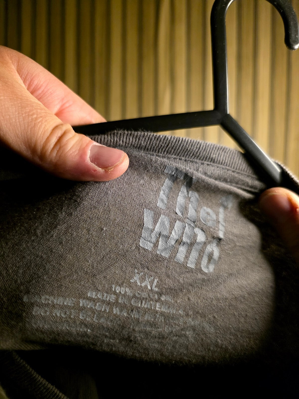 The Who North American Tour Graphic T-Shirt Black XXL