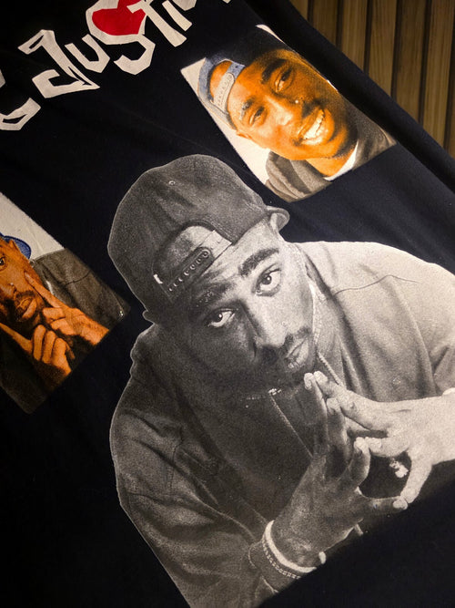 Chemistry Poetic Justice Tupac Graphic Black T-Shirt 3XL