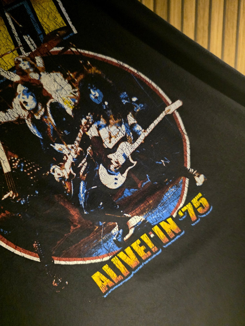 KISS Alive II '75 Graphic T-Shirt Black XL