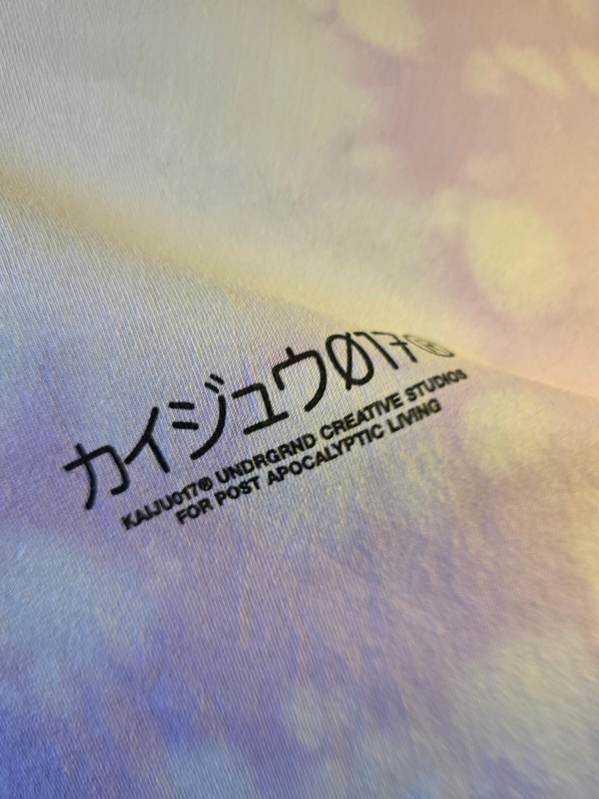 KAIJU017 GIRL017 Lavender Tie Dye T-Shirt Size Medium