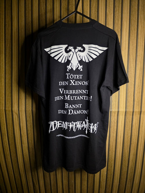 2011 Warhammer Deathwatch Space Marines Graphic T-Shirt Black Medium