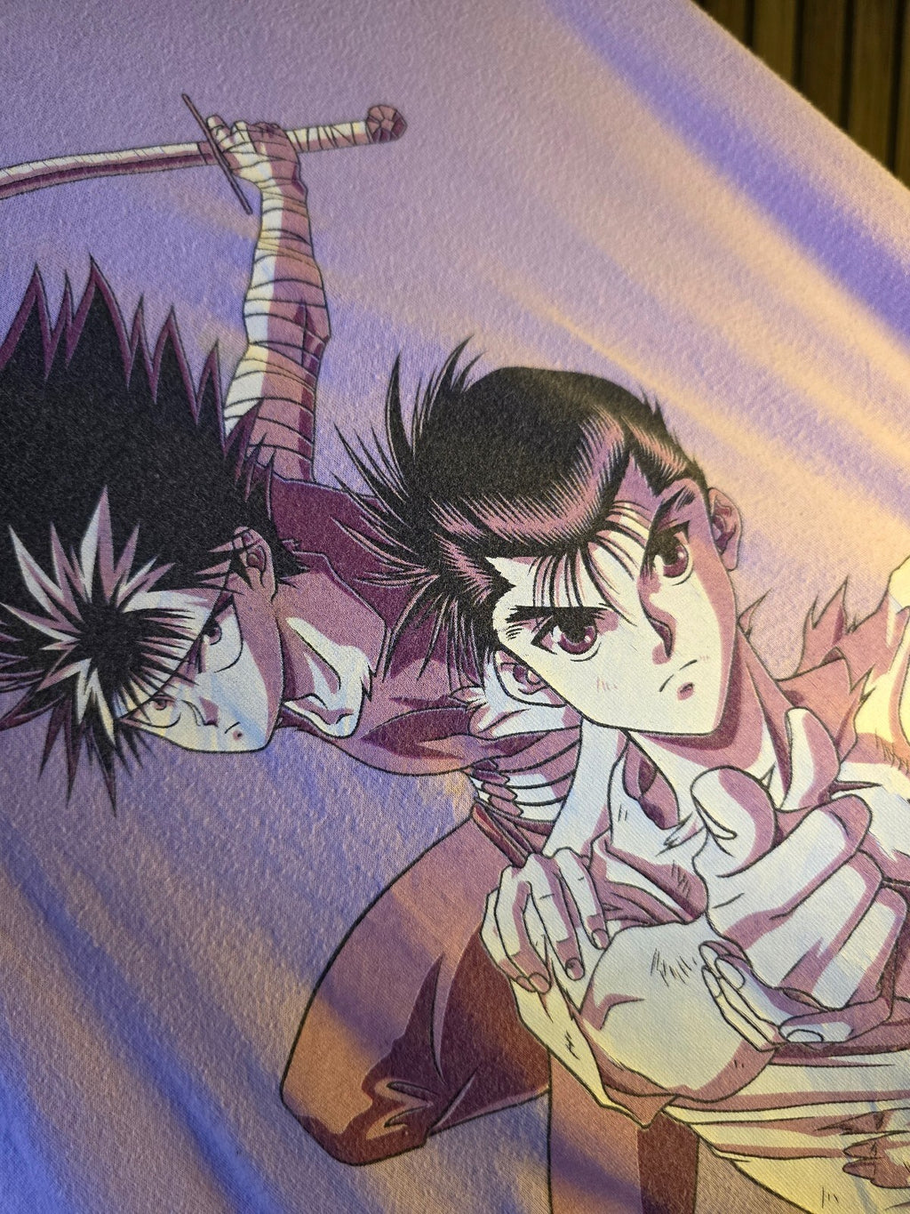 Yu Yu Hakusho Ghost Files Graphic T-Shirt Purple Medium