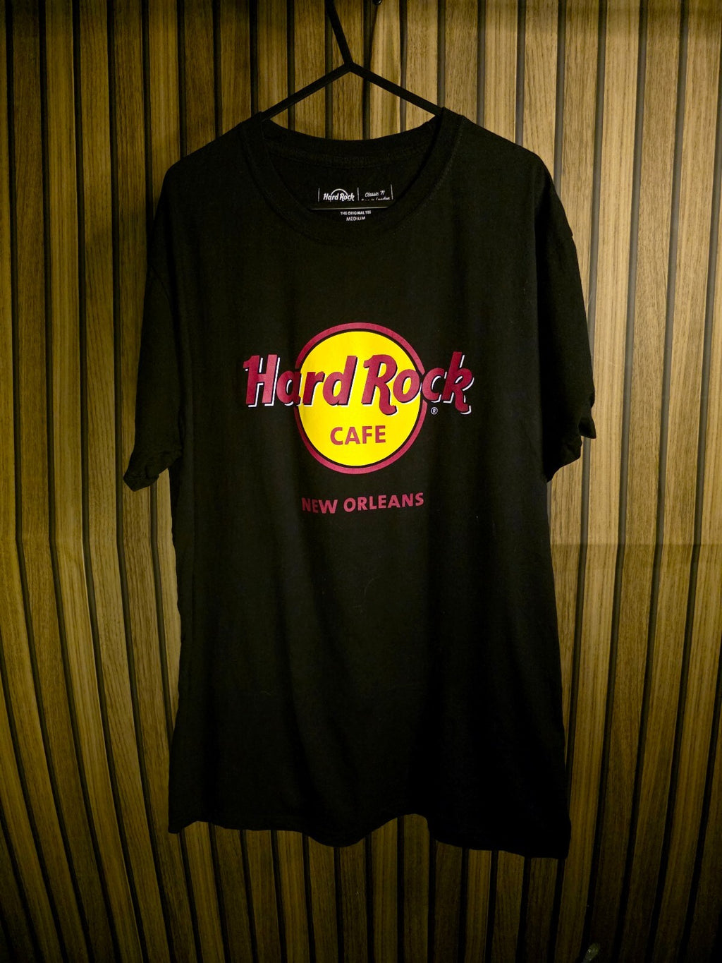 Hard Rock Cafe New Orleans Black Graphic T-Shirt Size L