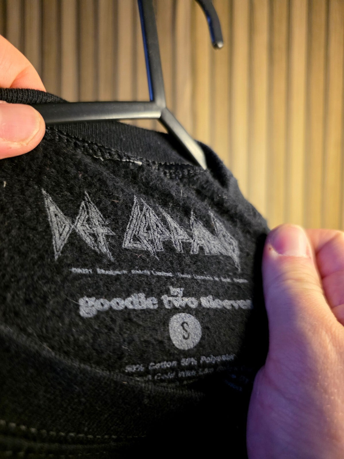 Goodie Two Sleeves Def Leppard Pyromania Sweatshirt Black Size S