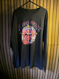 The Rolling Stones Long Sleeve T-Shirt Black Medium