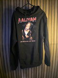 Aaliyah Princess of R&B Black Hoodie Sweatshirt Size Medium