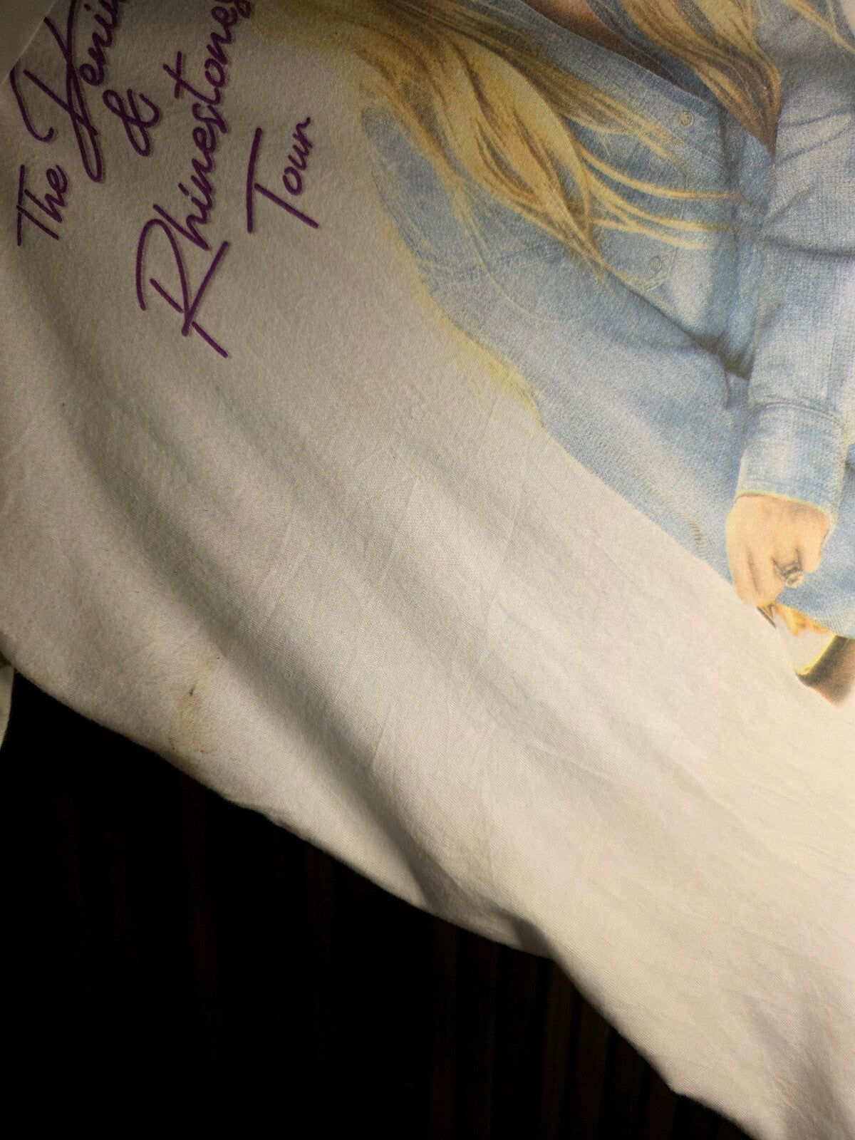 Carrie Underwood The Denim & Rhinestones Tour White T-Shirt Large