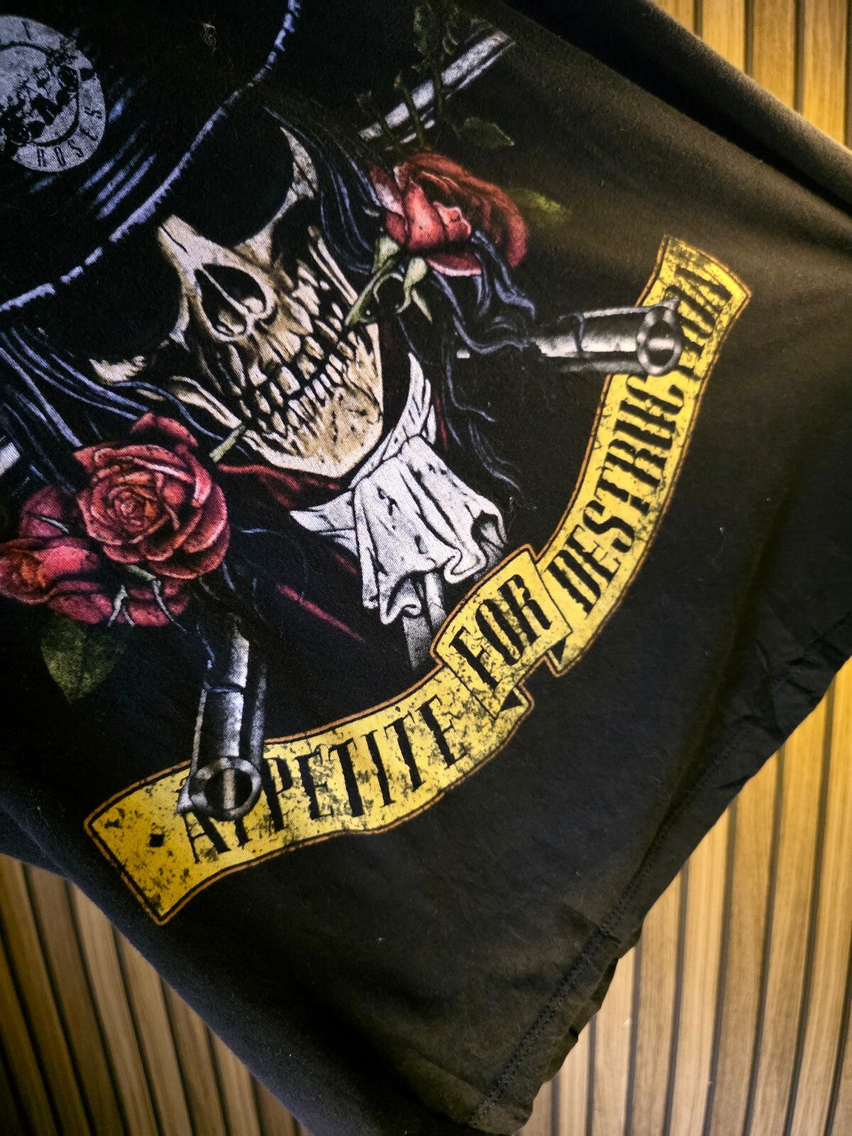 Pacific Guns N' Roses Appetite for Destruction Graphic T-Shirt Black Large