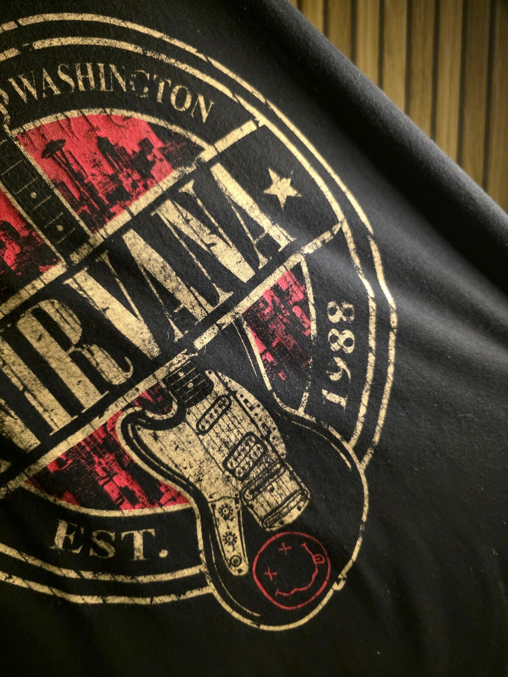 Grateful Dead Nirvana Graphic Black T-Shirt Size L