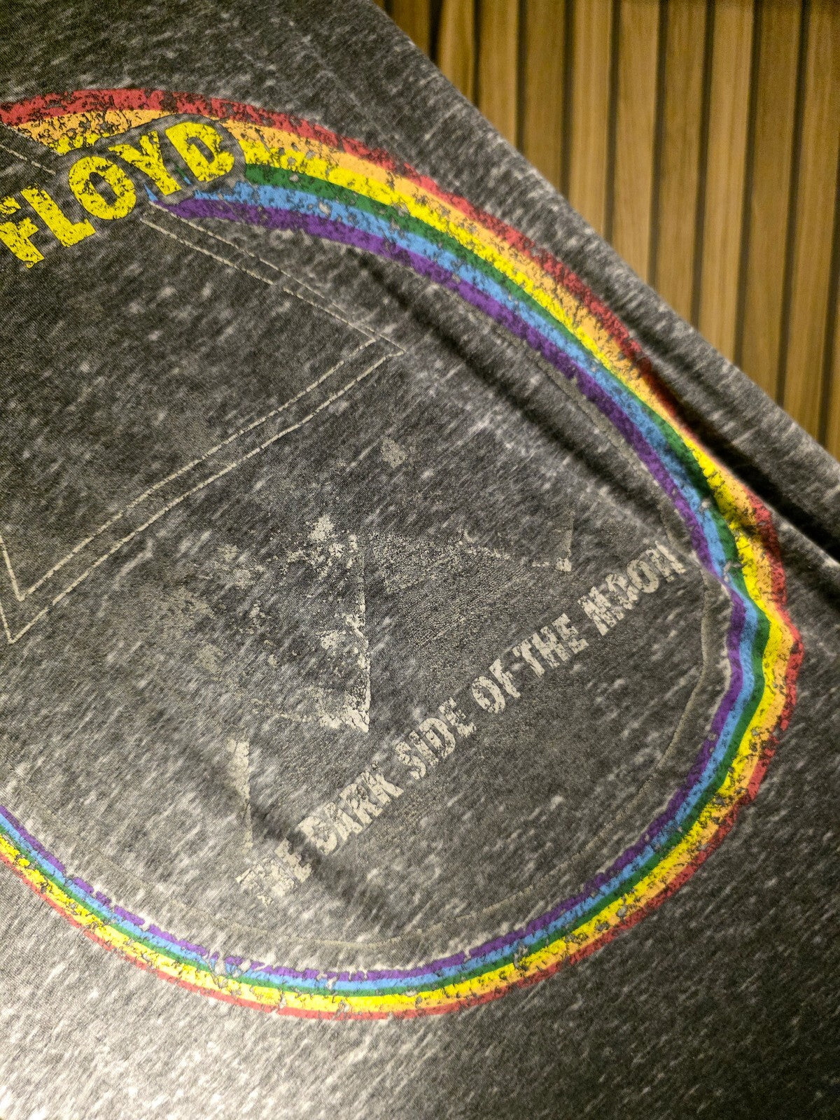 Pink Floyd Dark Side of the Moon Graphic T-Shirt Grey Medium