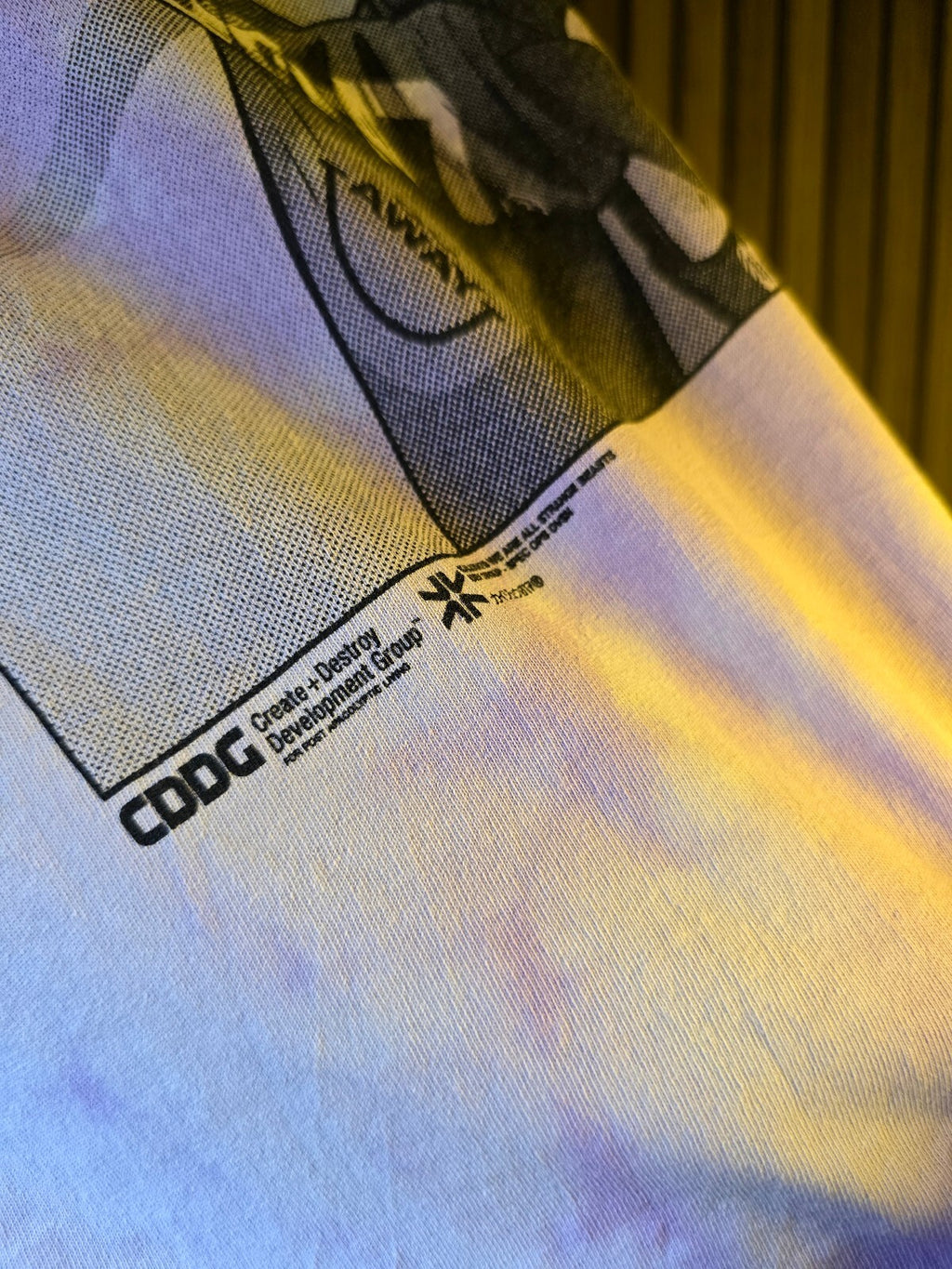 KAIJU017 GIRL017 Lavender Tie Dye T-Shirt Size Medium