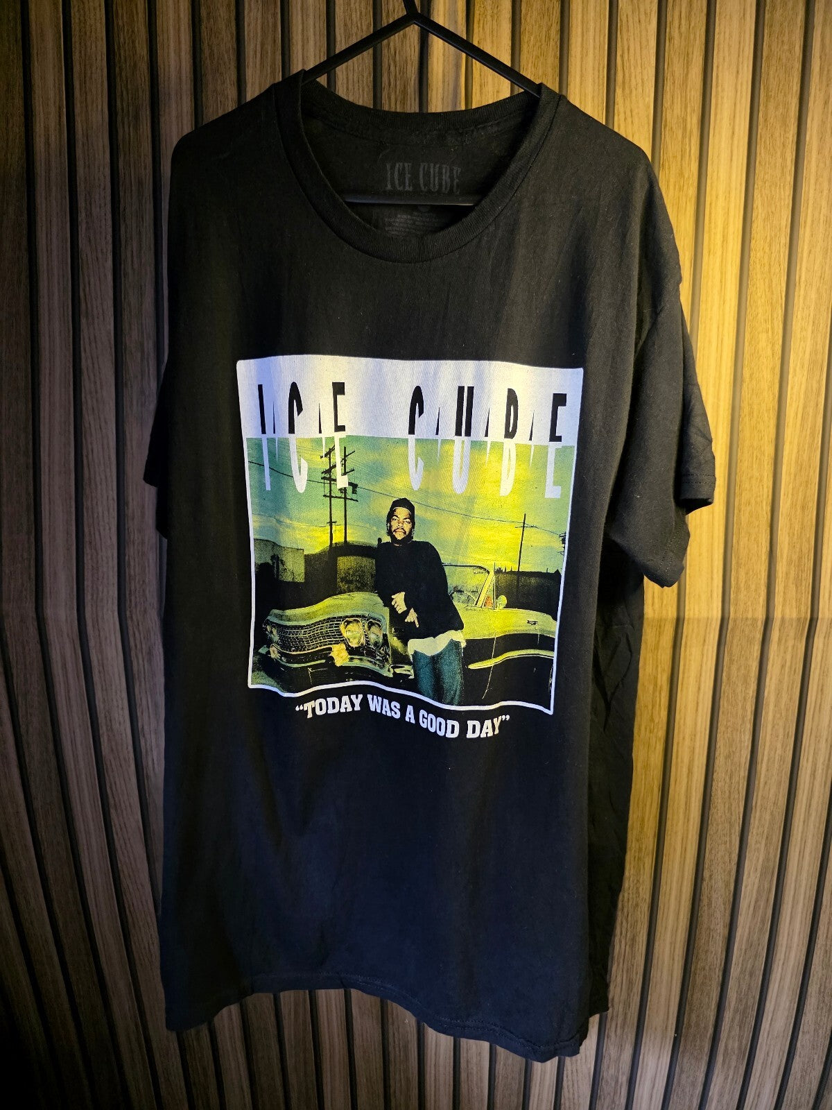 Ice Cube Today Was A Good Day Graphic T-Shirt Black Large