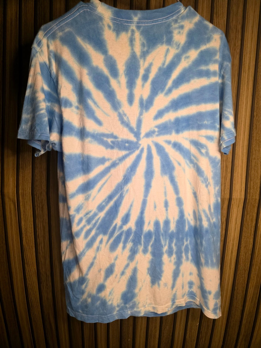 Aaliyah Tie-Dye Graphic T-Shirt Blue White Medium