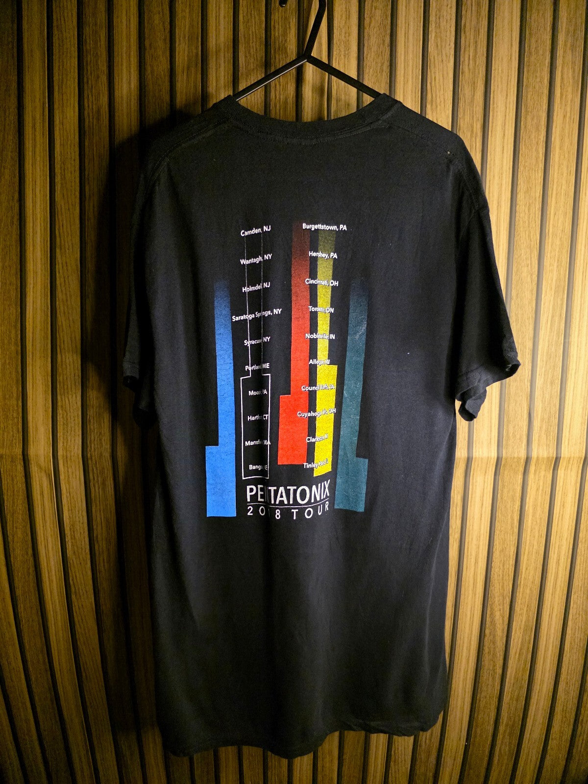Pentatonix 2018 Tour Black Graphic T-Shirt Size M