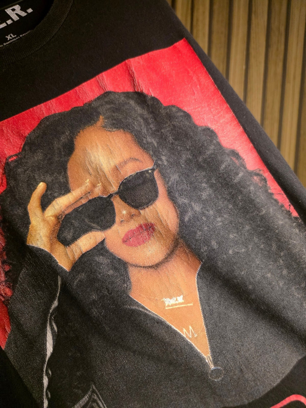 H.E.R. Graphic Black Cotton T-Shirt XL