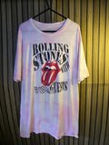 The Rolling Stones Graphic Tour T-Shirt Pink Tie Dye Size L