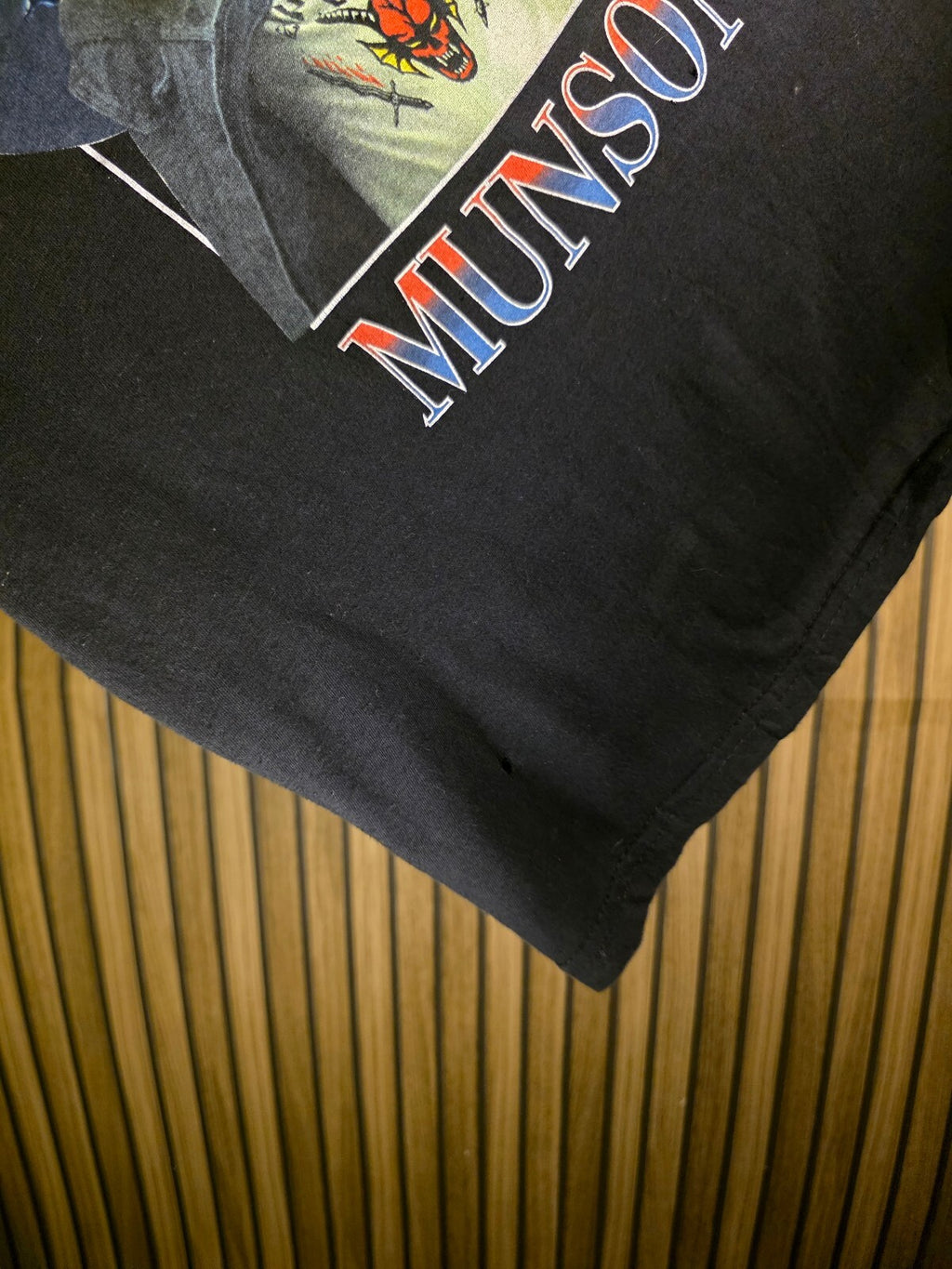 Netflix Stranger Things Eddie Munson Graphic T-Shirt Black Large
