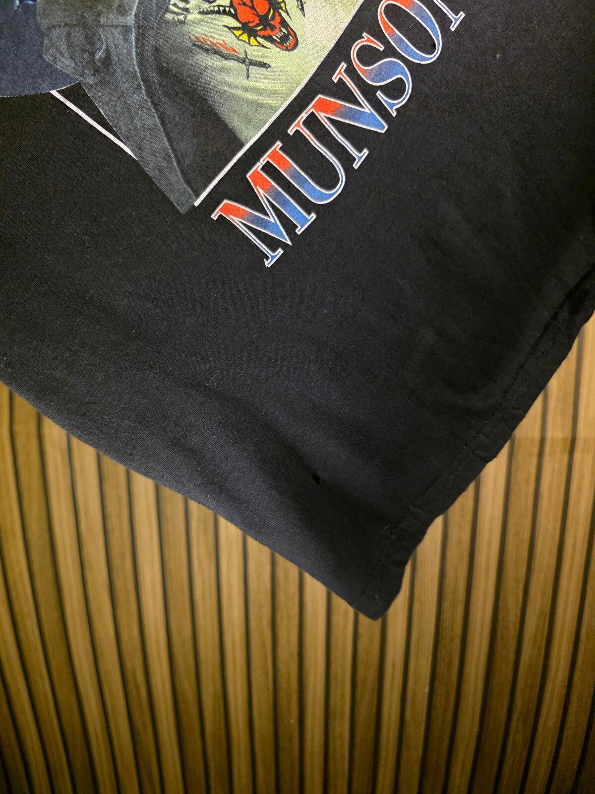 Netflix Stranger Things Eddie Munson Graphic T-Shirt Black Large