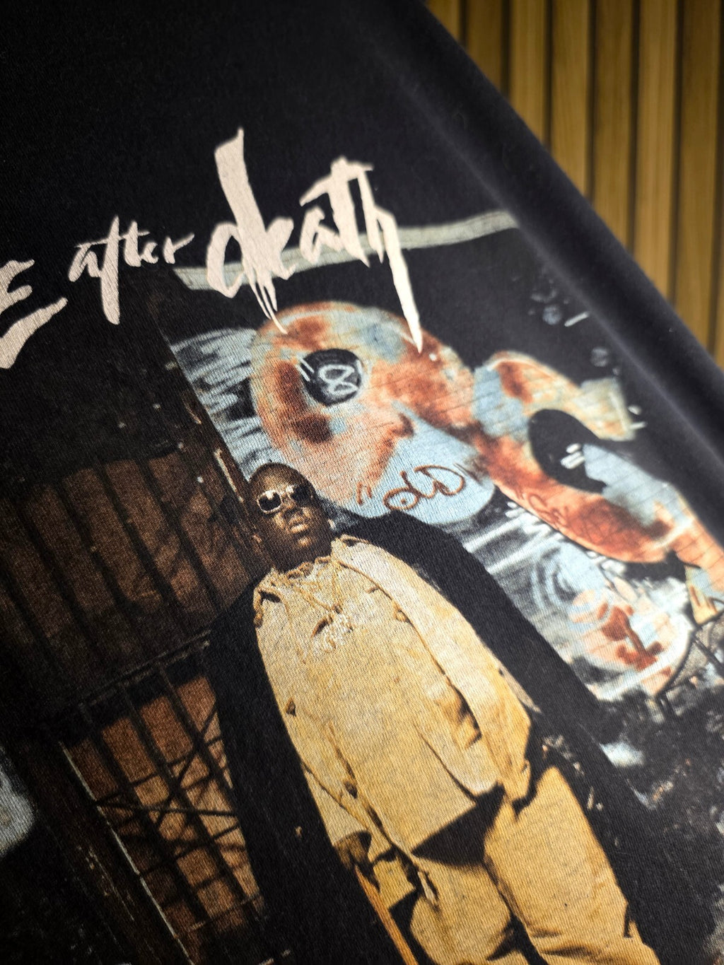 Life After Death Graphic T-shirt Black Size Medium