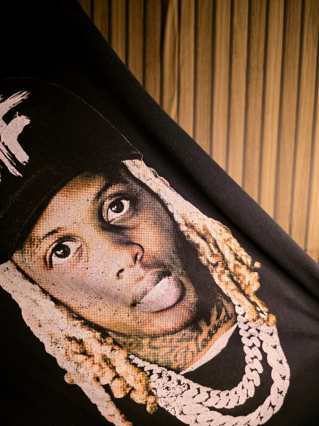 Lil Durk OTF Only The Family Men's T-shirt with Graphic Print Black Medium