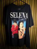 Selena Si Una Vez Graphic T-Shirt Black XL