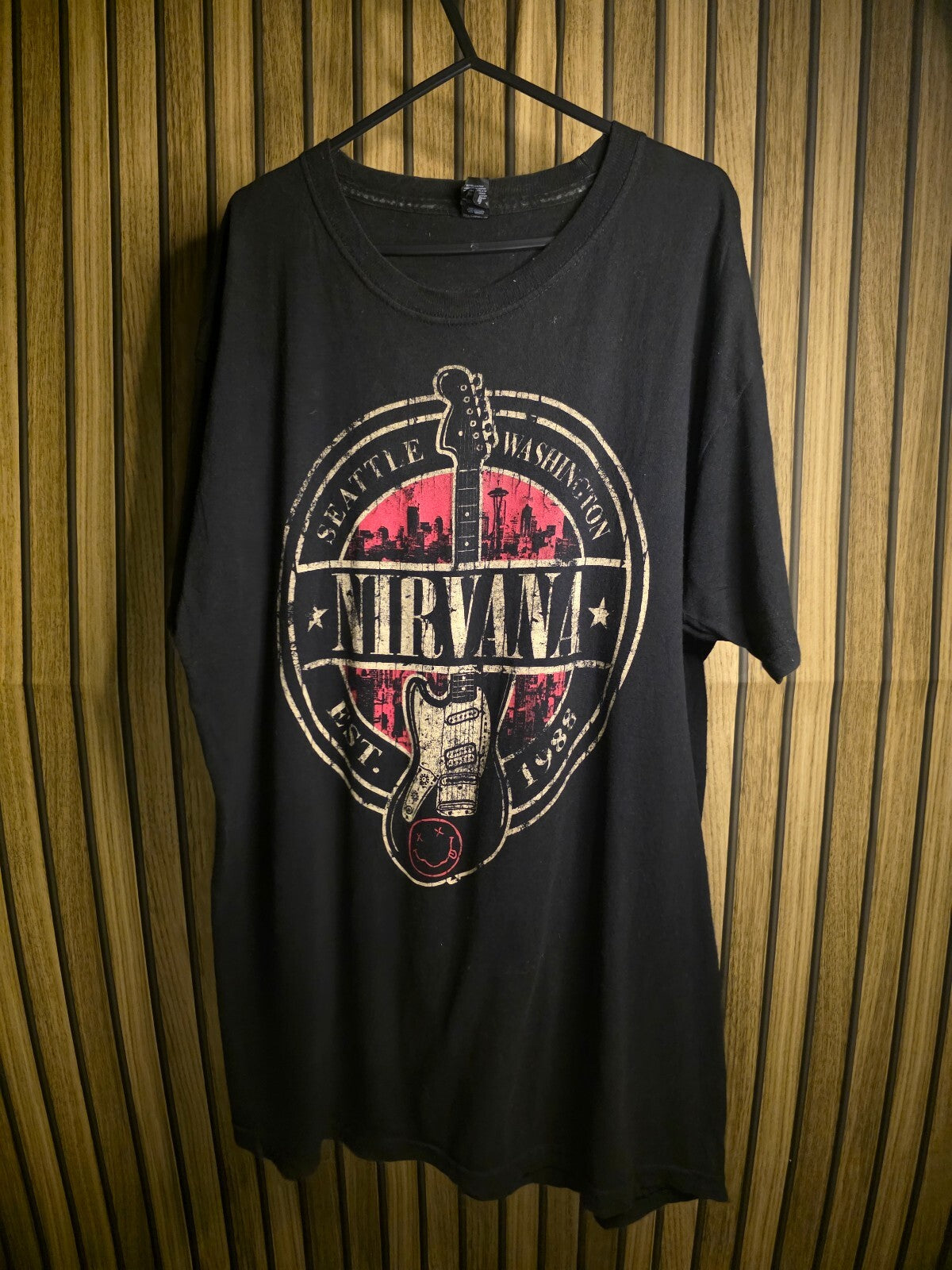 Grateful Dead Nirvana Graphic Black T-Shirt Size L