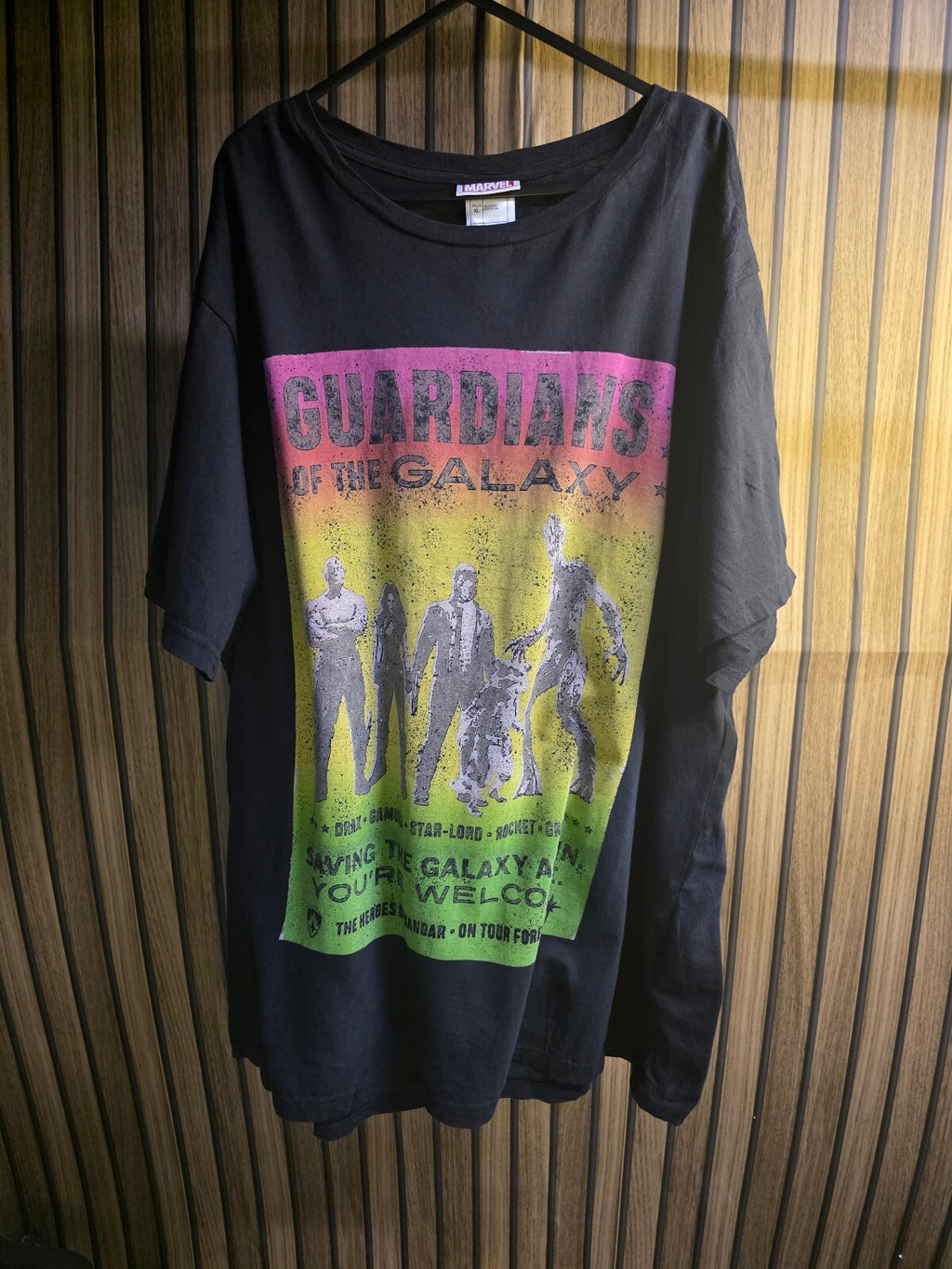 Marvel Guardians of the Galaxy Graphic T-Shirt Black XL